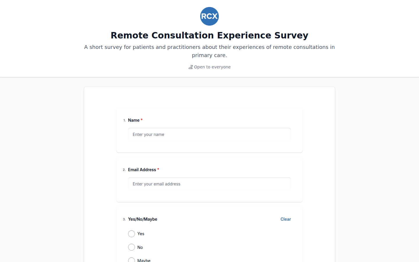 A published survey as respondents see it